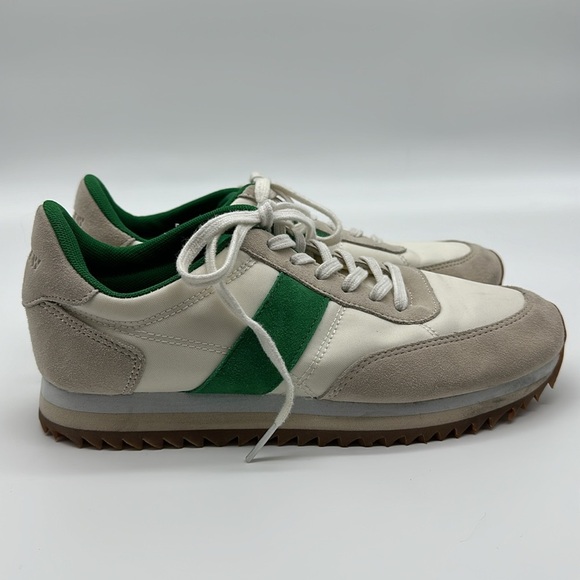 JCREW colorblock trainers in mountain white kelly - Picture 4 of 7